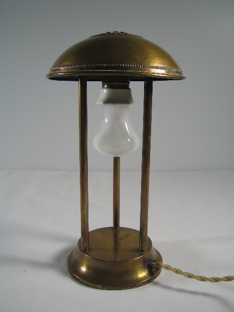 jugendstil kuppelleuchte im stil von josef hoffmann gehämmert um 1900