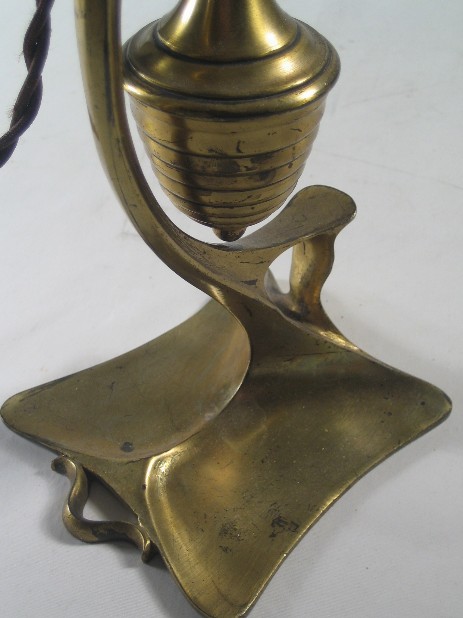 organic original vintage art nouveau sconce combination lamp