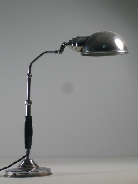 fine art deco working light chrome bakelite div joints