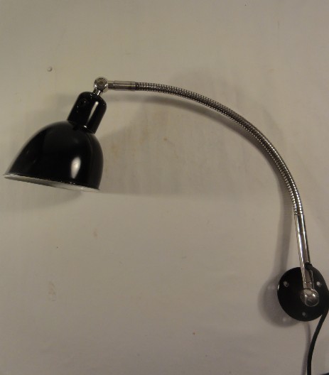 bauhaus chr dell sconce wall light belmag original 30's