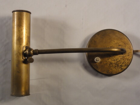 niche functionalist piano lamp brass 1930
