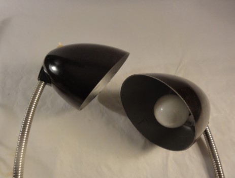 Pair Bakelit Arbeitsleuchten E. K. Cole, Grossbritannien