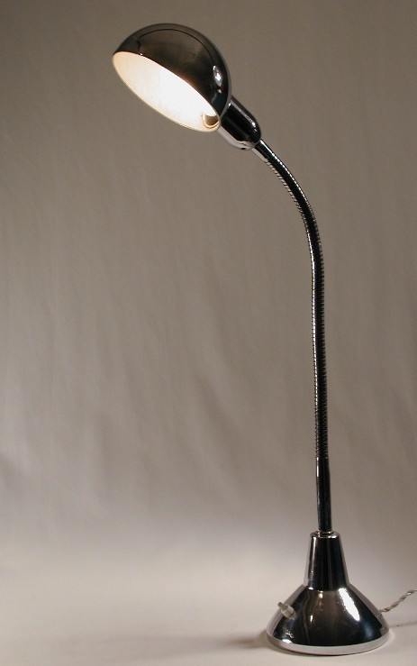 charlotte perriand sven simon schwanenhals Chromleuchten paar um 1960