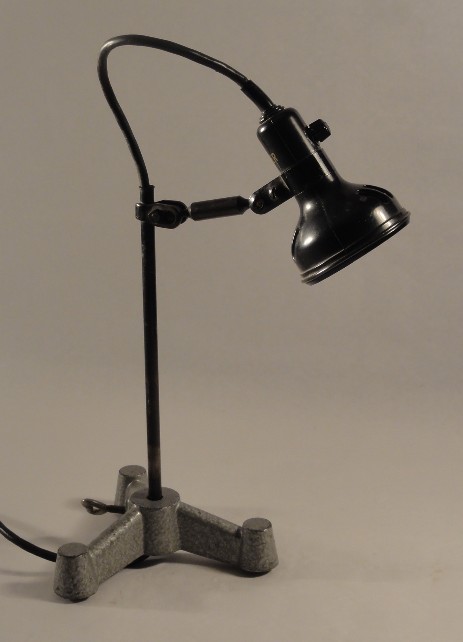 singer mikroskoplämpchen werrkstatt minileuchte um 1920