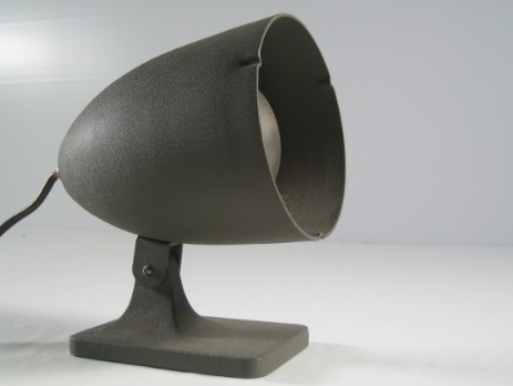 streamline fotoleuchte aus metall original um 1940