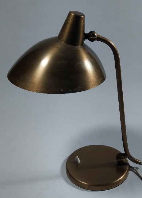 amba messing tischleuchte 50erjahre
