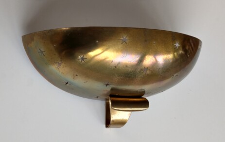 italian design brass sconce arredoluce 