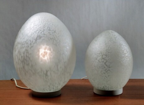 Vianne France Glaseier 60erjahre wolkig strukturiert