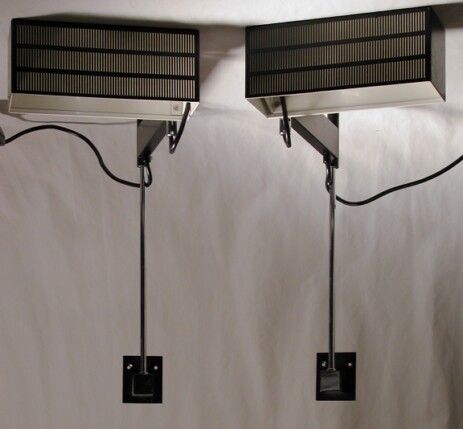 appliquenpaar kubus um 1955 1960