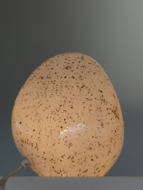 murano „stone“ - table lamp ca 1960