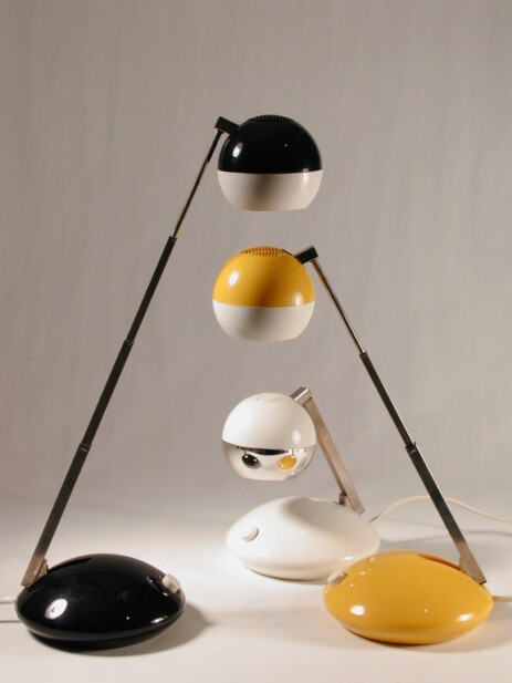 farbige teleskop-spötchen aus den sixties