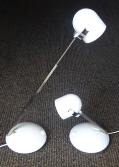 kleine teleskopspots mit halogenbirnen aus den 70ern deutschland