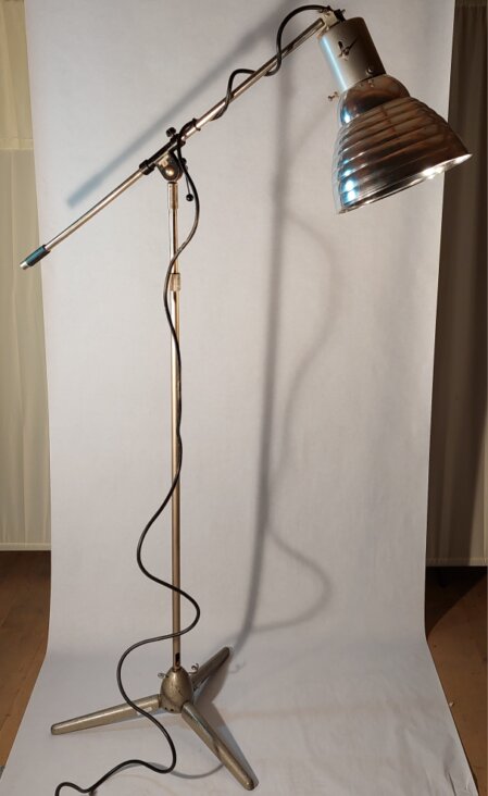 grosser Teleskopspot Alumag Belmag 1960 1970