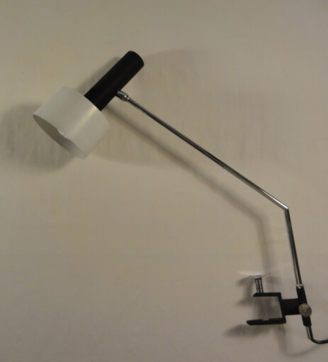 modernistischer schraubspot in schwarz und weiss ca 1955 / 1960