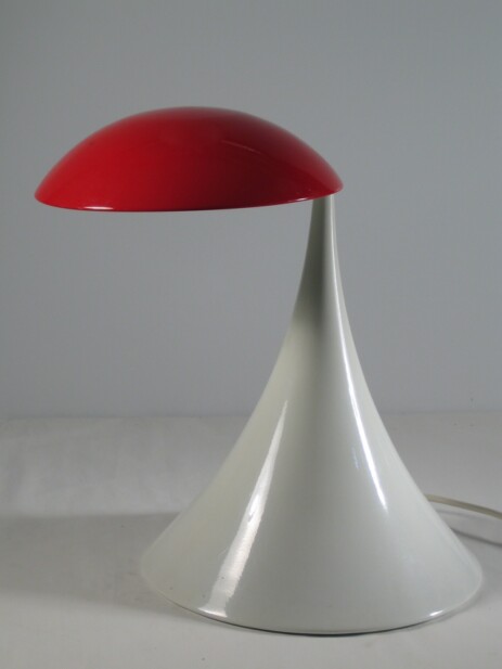 ausgefallene tischleuchte fliegenpilz aus metall