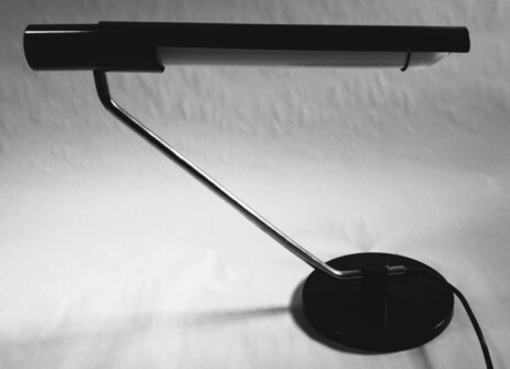 baltensweiler tischleuchte modell 20s 1968 schwarz