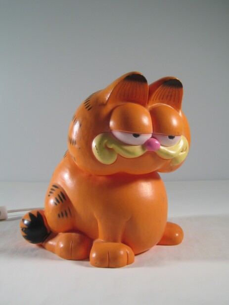 original jim davis garfield lamp 1981