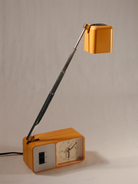 solis teleskopleuchte mit uhr und wecker