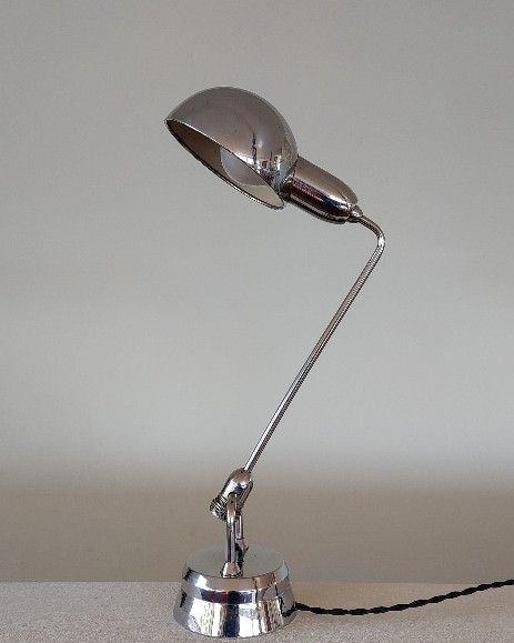 charlotte perriand jumo simon paris chrome lamp 1930 1960