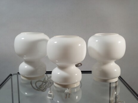 gläserne murano pilzleuchten um 1960