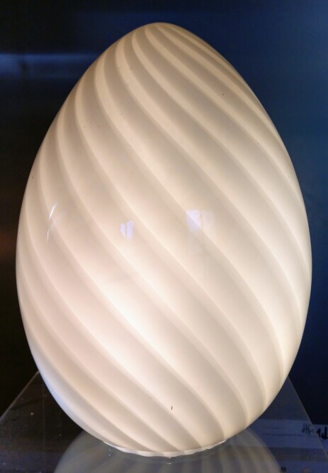 grosses murano glas ei swirlglass egg 1960