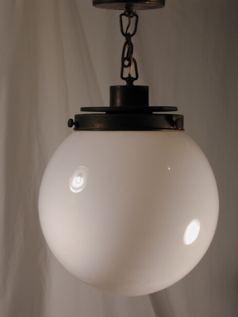 schön proportionierte jugendstil kugelleuchte ca 1920