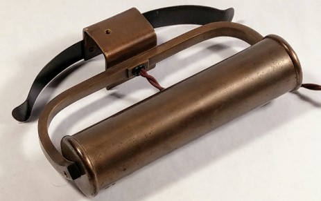 1920 Jugendstil Bilder Klemmleuchte Messing brüniert 