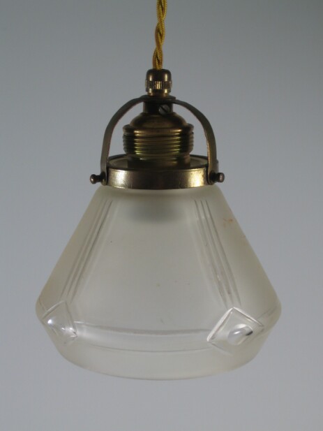 Jugendstil Deckenblume mit geschnittenem Dekor um 1910