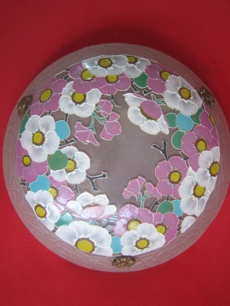 loys lucha art nouveau ceiling lamp 1920