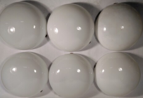  6x grosse Kuppelleuchte Bauhaus D 30 h 13 