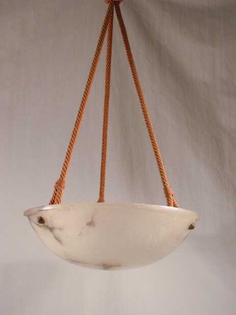 kleinere, helle alabasterschale 35 cm