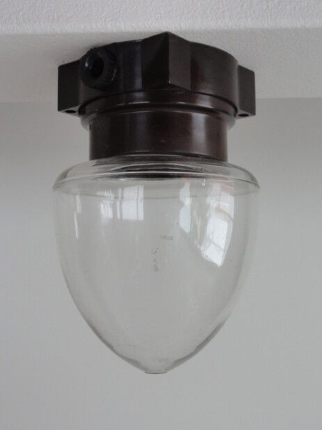 bakelit pilz deckenleuchte "fixerarmatur" um 1940