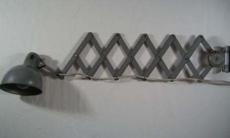 scherenleuchte von christian dell belmag oder bag turgi um 1935