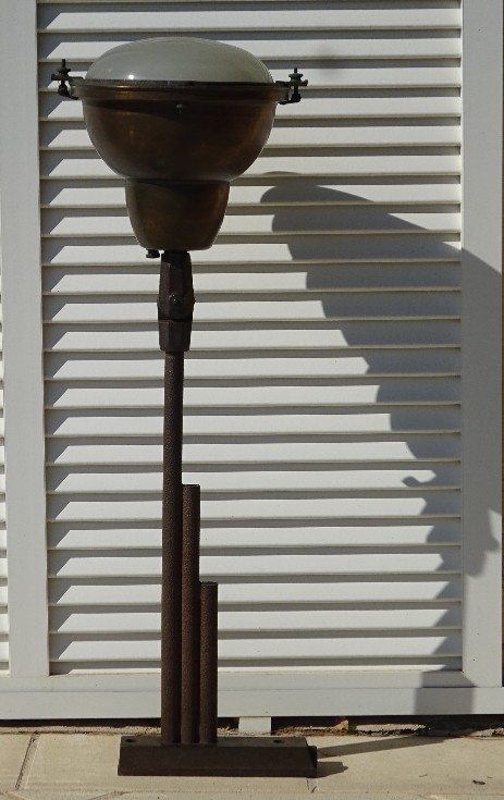 grosse französische fabrikleuchte 30erjahre