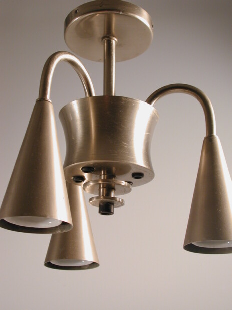 modernistische kleine art déco deckenleuchte 30erjahre