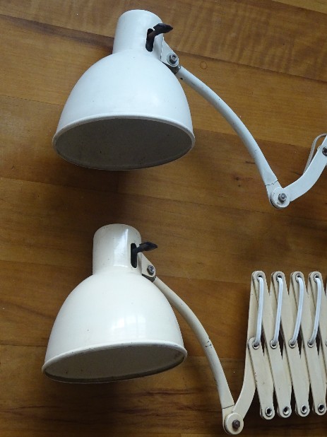 paar bag turgi scherenleuchten crème 125 cm 1940