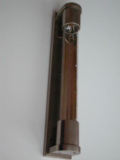 modernist bauhaus wall lamp applique original nickel 30's vintage 