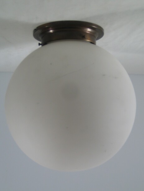 deckenkugel 30 cm mit brünierter Montage