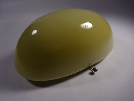 regent glas ei deckenleuchte creme bakelit um 1940