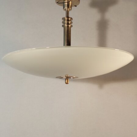 verchromte Deckenschale 1930 art déco 