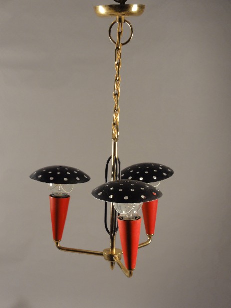 hübsche kleine 50erjahre pilz deckenleuchte