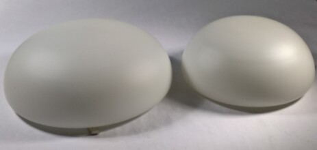 matte deckenleuchten  kuppelförmig bauhaus sixties modernistisch
