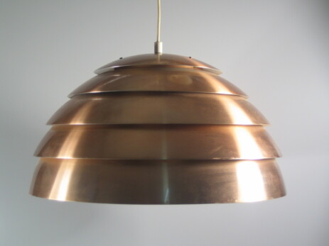 grosse messingleuchte von hans-agne jakobsson für markaryd, 60er Jahre