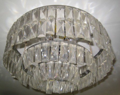 riesiger kristall lüster kalmar oder franken, um 1955