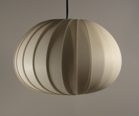 fine lamelles hanging lamps japan style sixties design