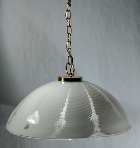 enorme murano hängeleuchte wolkenglas um 1960 