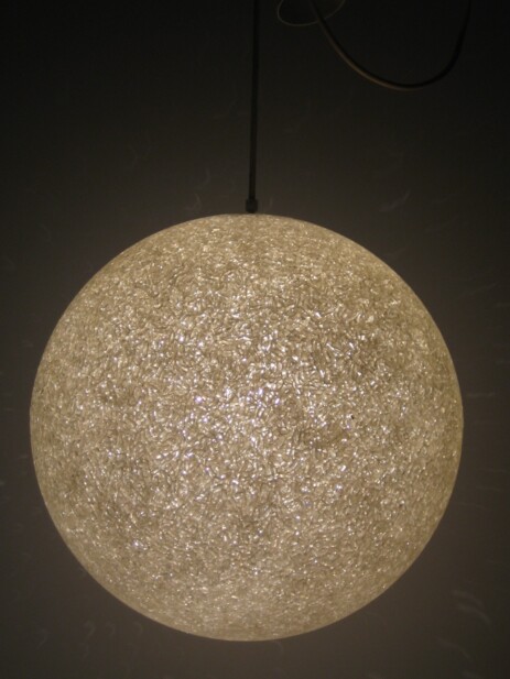 granulat deckenkugel lampe 60erjahre 