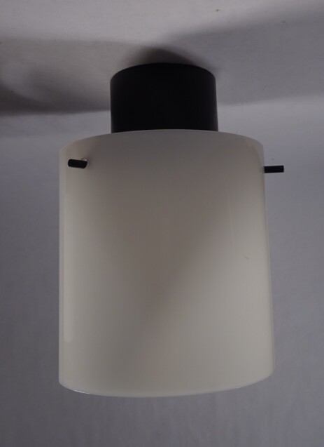 pair of modernist ceiling lamps sixties acrylic tube lamps