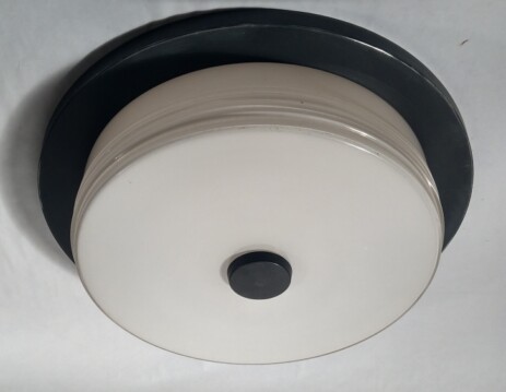 vier riesige 60erjahre deckenleuchtenoplglas zylinderlampe 1960