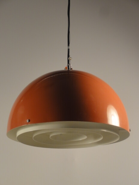 deckenleuchte lachskugel aus den 70erjahren